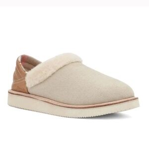 Sanuk Women's Cozy Vibe Low Wool Leather Comfort Slippers 6 NEW w/ Tags No Box